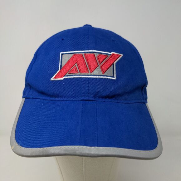 KC Caps Men's Strapback Hat Blue OSFA Embroidered Logo Foldable Bill - Picture 2 of 11